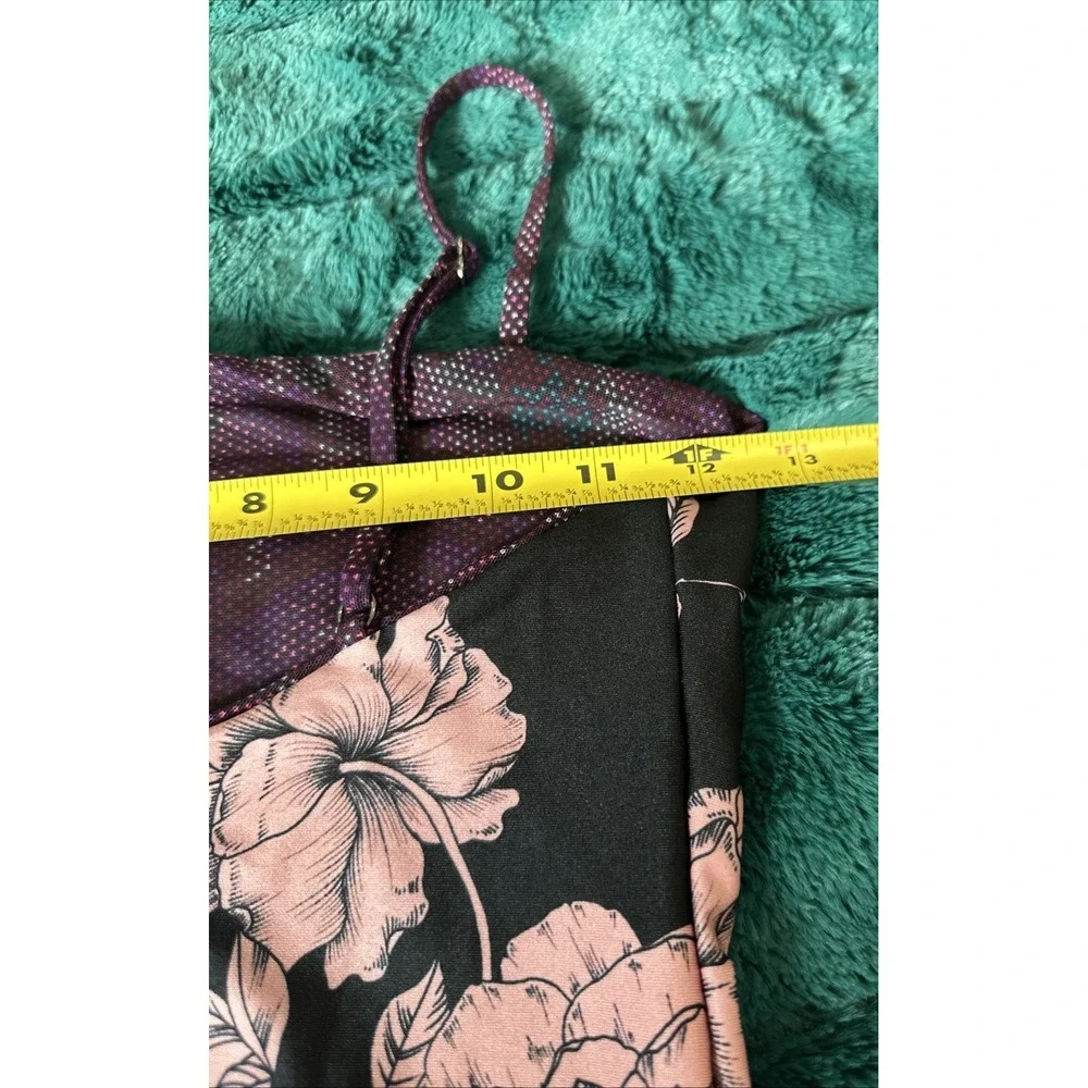 Maaji Women Size Small One Piece Reversible Swimsuit Floral Print‎  Beach Vacay